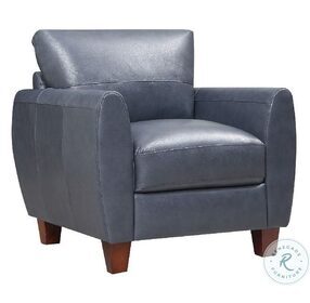 TerraTrek Blue Leather Chair