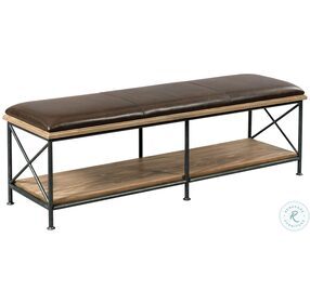 Modern Forge Sandy Brown Taylor Bed Bench