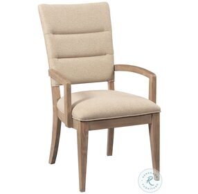 Modern Forge Sandy Brown Emory Upholstered Arm Chair Set Of 2