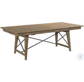 Modern Forge Sandy Brown Laredo Extendable Dining Table