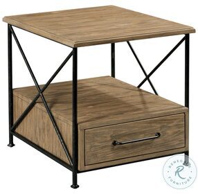 Modern Forge Sandy Brown Modern Forge End Table