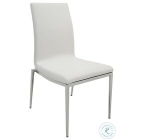 Monique White Stackable Dining Chair Set of 2