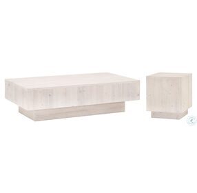 Montauk White Wash Pine Occasional Table Set