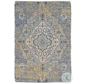 Morris Blue And Yellow Gramercy Extra Large Rug