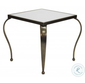 Moseley Painted Bronze Square Side Table