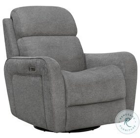 Quest Upgrade Charcoal Cordless Swivel Glider Recliner