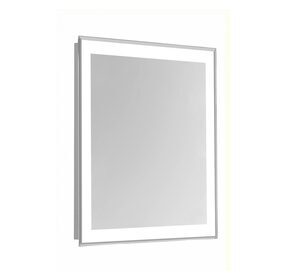 MRE-6104 Nova 24" Rectangular Glossy White Mirror