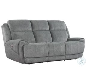 Spencer Tide Graphite Power Reclining Sofa with Power Headrest