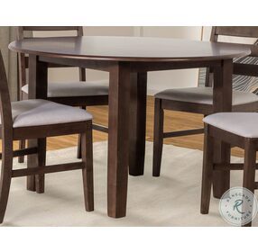Pascal Walnut Round Dining Table