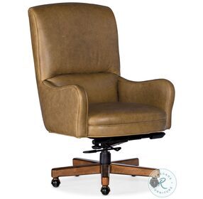 Dayton Medium Wood Executive Swivel Tilt Chair