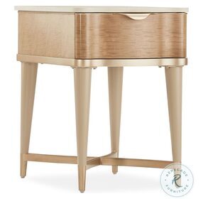 Malibu Crest Blush And Pearl End Table