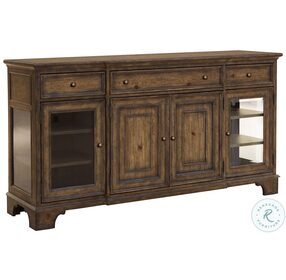Revival Row Village Lane 3 Drawer Buffet with Cabinet Doors
