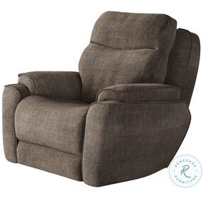 Show Stopper Bahari Brindle Wall Saver Power Recliner with Power Headrest