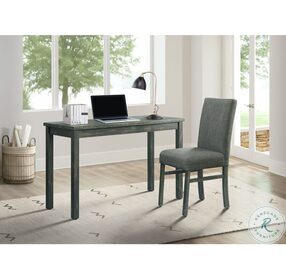 Mella Gray Desk And Chair