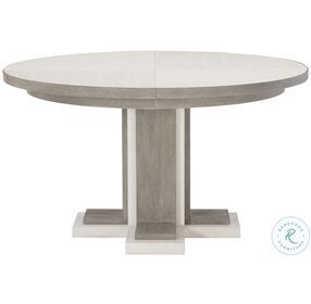 Foundations Linen And Light Shale Extendable Dining Table