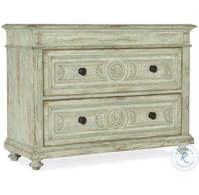 Traditions Pistachio Two Drawer Accent Chest