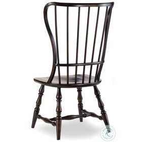 Sanctuary Ebony Spindle Side Chair Set Of 2