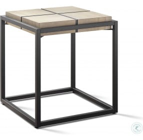 Oaklee Honey And Dark Grey End Table