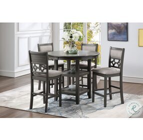 Mitchell Gray 5 Piece Counter Height Dining Set