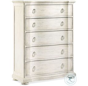 Traditions Soft White Five Drawer Chest