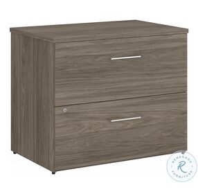 Office 500 Modern Hickory 36" 2 Drawer Lateral File Cabinet