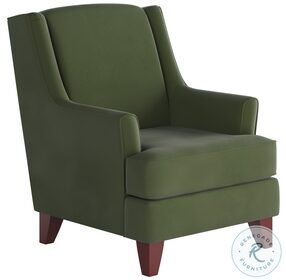Bella Green Forrest Wing Back Accent Chair