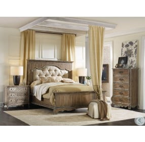 Chatelet Brown Upholstered Panel Bedroom Set