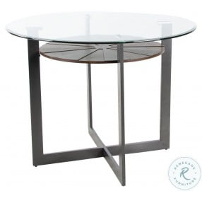 Olson Caramel And Charcoal Counter Height Dining Table