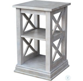 Hampton Taupe Gray Accent Table