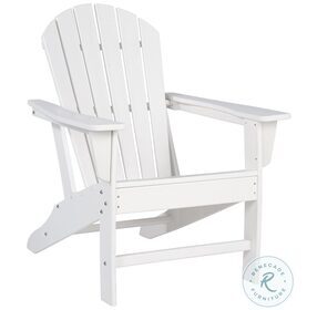 Sundown Treasure White Outdoor Adirondack Chair