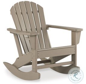 Sundown Treasure Driftwood Outdoor Rocking Chair
