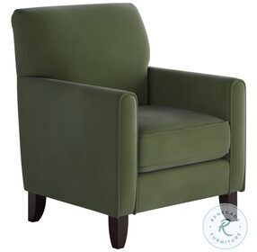 Bella Green Forrest Straight Arm Accent Chair
