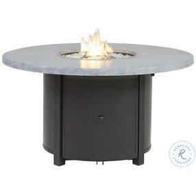 Coulee Mills Grey And Black Outdoor Fire Pit Table