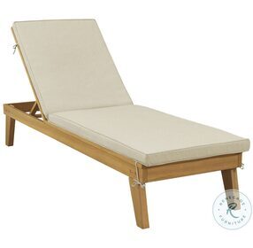 Byron Bay Beige Outdoor Chaise Lounge