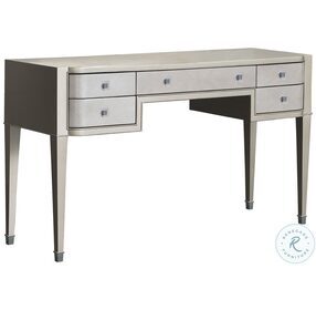 Zoey Silver 5 Drawer Dressing Vanity Table