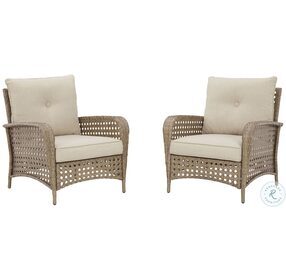 Braylee Driftwood Outdoor Lounge Chair Set of 2