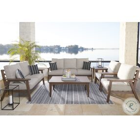 Emmeline Brown Outdoor Occasional Table Set