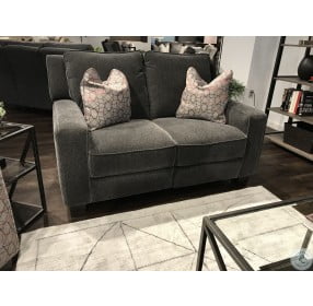 West End Charcoal Power Reclining Loveseat