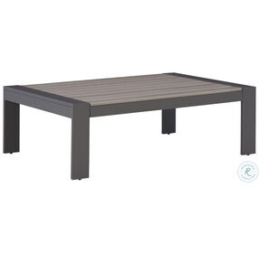 Tropicava Driftwood And Taupe Outdoor Coffee Table