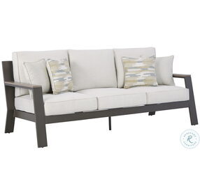 Tropicava Driftwood And Taupe And White Outdoor Sofa