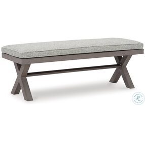 Hillside Barn Gray And Brown Outdoor Bench