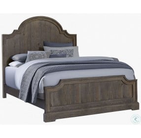 Meadow Distressed Weathered Gray Queen Panel Bed