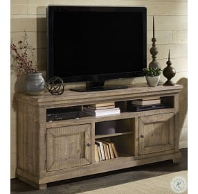 Willow Distressed Weathered Gray 64" Console