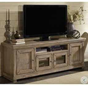 Willow Distressed Weathered Gray 74" Console
