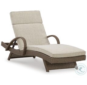 Beachcroft Beige Outdoor Chaise Lounge