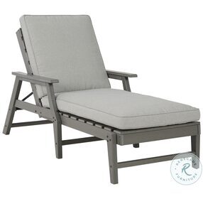 Visola Gray Outdoor Chaise Lounge