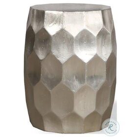Crossings Palace Silver Clad Drum Table