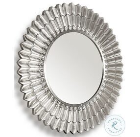 Crossings Palace Silver Clad Wall Mirror