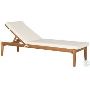 Montclair Natural And Beige Outdoor Sun Lounger
