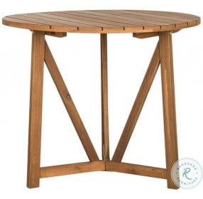 Cloverdale Natural Round Outdoor Bistro Table